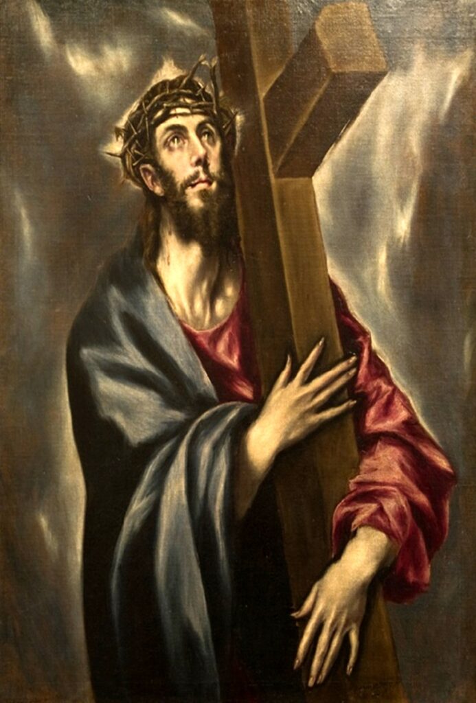 cristo abrazado a la cruz